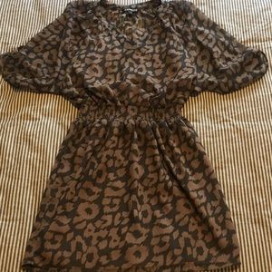 Express Animal Print Dress